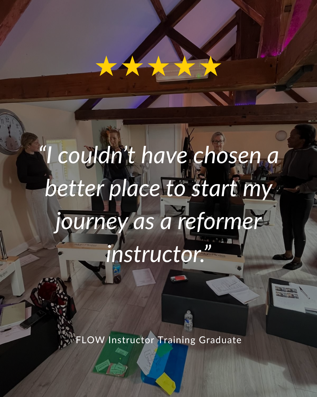 4. Graduate trainee feedback to the excellent Flow reformer training course