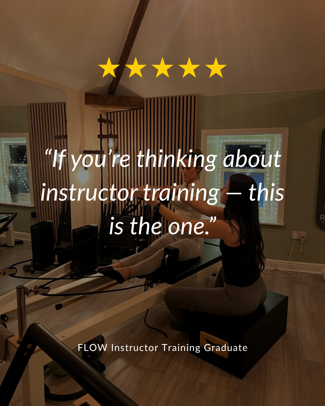 5. Graduate trainee feedback to the Flow reformer training course
