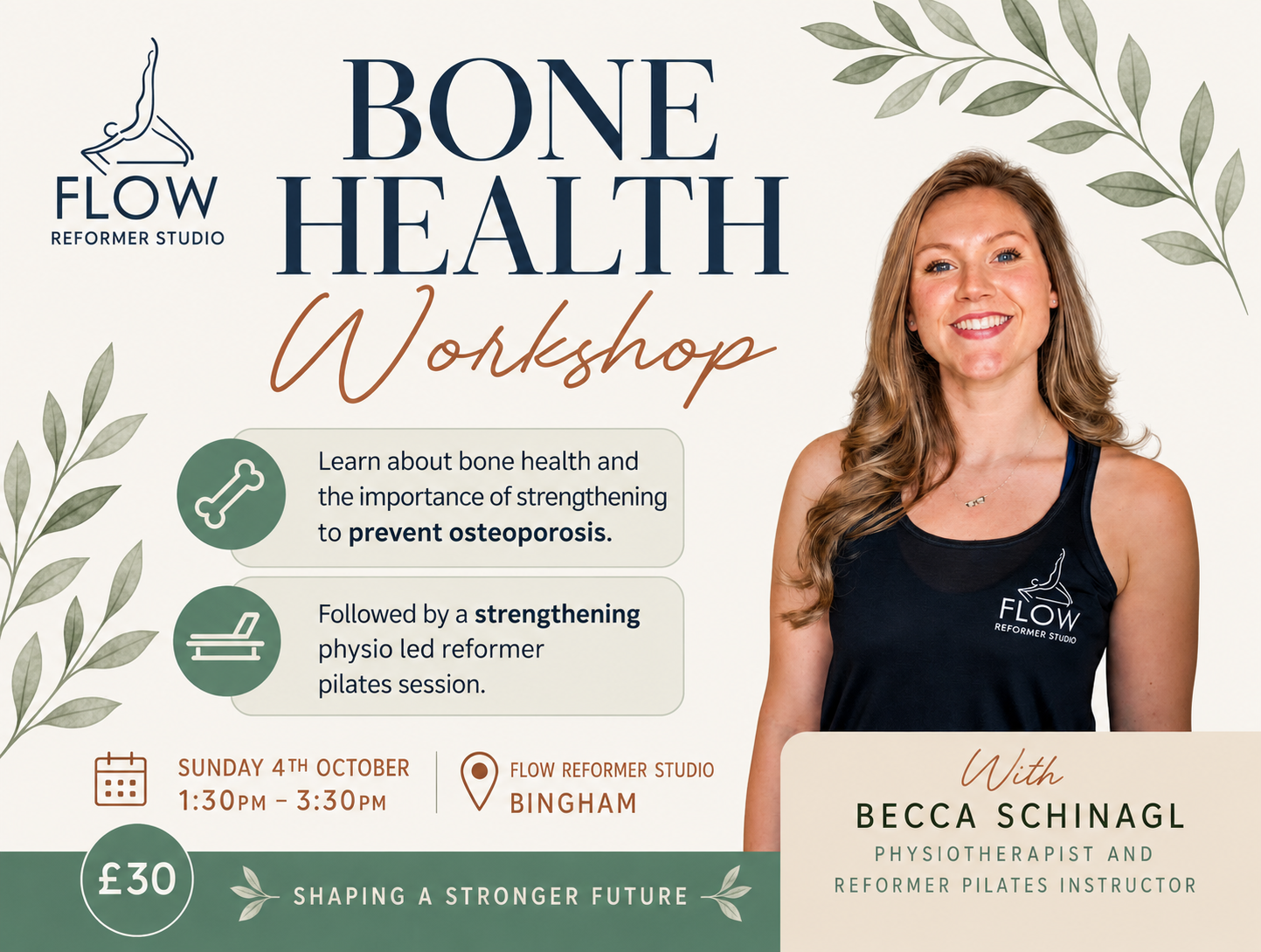 bone health workshop poster